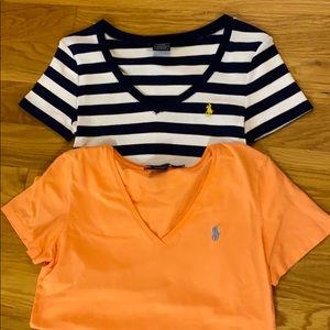 Orange Ralph Lauren Top (navy/white is sold)